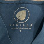 Perilla Gray Scrub Top Hospital Medical Nurse Doctor Size Small NWT #5092 Blue Photo 7