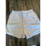 C&C California  100% linen beige paperbag pull on shorts size xl breathable Photo 4