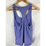 Zella  Purple White Stripe Racerback Athletic Tank Size Medium Photo 3