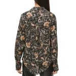 Michael Stars  Cam Printed Button Down Shirt Blouse Top W-765 Plus Size 3X Photo 1