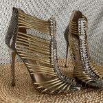 Steve Madden Margo Heel Gladiator Snake Sandals Photo 1