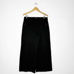 J.Crew Sydney Wide Leg Cropped Pants Black Size 12 BF404 Photo 3