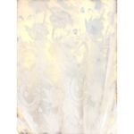 Victoria's Secret Satin Jacquard Floral Robe Kimono Belted Pockets Cream M L Photo 4