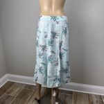 JM Collection  Size‎ 10 A-Line Linen Side Zip Unlined Midi Length Women's Skirt Photo 8