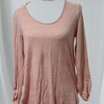 Anthropologie Akemi Kin Womens Roll Tab Sleeve Scoop neck pullover Sweater Sz S Photo 0