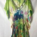 INDIAN TROPICAL WO SZ SM/ MED SWIMSUIT COVER UP Photo 1