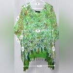 ISLAND BATIKS HAWAII Women’s Tropical Flowy Beach Cover Up Green Size undefined Photo 5
