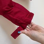 Ralph Lauren LAUREN  Red Down Fill Faux Fur Hood Cinch Waist Puffer Winter Jacket Photo 9