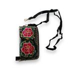 Minky embroidered wallet Mexican talavera design NWT Pink Photo 4