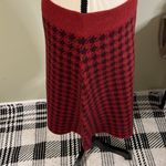 Skies Are Blue  Stitch Fix Everyday knit sweater mini burgundy skirt Photo 12