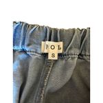 POL  Distressed Lace Patch Denim Jogger Pants Women's Size Med Drawstring Waist‎ Photo 3