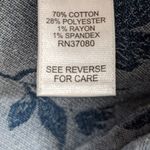 Versona Floral Denim Jeggings Size 8 Botanic Print Jeans Photo 5