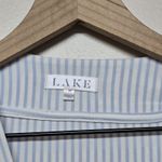 Lake Pajama Kimono White Blue Striped Dream Modal Lounge Pima Belted Medium Photo 2