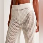 Abercrombie & Fitch  Women’s Crochet-Style
Coverup Pants Pull On Ivory Size M Photo 2