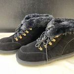 Lams Women's Black Suede Water Stain Resistant Boots Shoes Size 11 SKU 6047 Photo 1