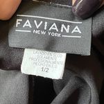 Faviana Satin Strapless Mermaid Dress Pre-Owned Black Size 2 Photo 1