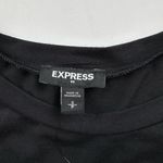 EXPRESS Black T-Shirt Dress Short Sleeves Stretchy Size Small NWT Photo 5