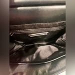 Lionel Black Leather Look Braided and Studded Cross Body Purse with Tassels Photo 4