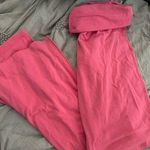 PINK - Victoria's Secret PINK Victoria’s Secret Fold Over Yoga Pants Bedazzled  Photo 0
