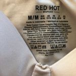 Spanx Red Hot Shaping Slip Sz. M Nude Lace Trim Foam Bra Adjustable Straps Photo 6