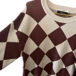 NWT ZESICA Long Sleeve Tunic Sweater Dress Crew Neck Knit Oversized Pullover XL Photo 4