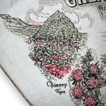 Vintage Great Smoky Mts National Park Souvenir Scarf Bandana Pale Pink Photo 4