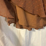 Saints + Secrets ‘Swiss Dot’ Ruffle Dress with Side Cut Outs and Deep Vneck Photo 4