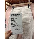 Abercrombie & Fitch Hollister ULTRA‎ HIGH RISE DAD JEAN White Size 3R Distress Rips Photo 9