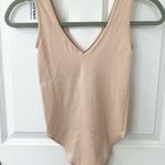 Old Navy New with tags  bodysuit XS tan beige cream neutral nude v neck Photo 4