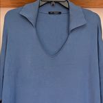 Joan Vass  for New Orleans Knitwear Blue V-Neck Dress. Size 2X Photo 0