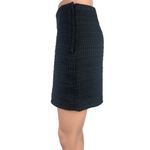 H&M  Women's Black Side Zipper Business Career Bodycon Pencil Mini Skirt Size 6 Photo 1