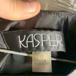 Kasper  Black Scoop Neck Sleeveless Sheath Dress 10 Photo 1