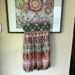 ZARA NEW  Short Embroidered Mirrored Dress Medium Photo 7