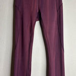 Lululemon In Movement Tight 26” Linear Spray Dye White Garnet 4 Photo 0
