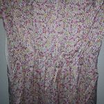 J.Crew 2 XS Floral Midi Maxi Dress Button Down Front Pink Yellow NWOT Photo 6
