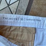 Talbots White Pants with Yellow lemons Embroidery Size 16 Photo 2