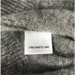 House of Harlow HOUSE OF HARLOW1960 100% Cashmere Sweater M Gray Layered Shoulder Boho Office Photo 8