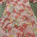 Oscar de la Renta  Pink Floral Dress/robe Photo 4