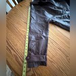 Peruzzi Burgundy Jacket Italian Leather Jacket No Belt . Sz L Purple Size L Photo 8