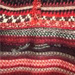 Woolrich  Cabincore Boho Striped Cotton Hoodie Red Pink XL Cozy Photo 3