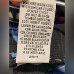 Sag Harbor VTG 80s 90s Black & Blue Tropical Floral Knee-Length Skirt Photo 10