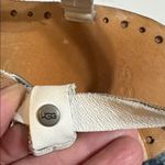 UGG  White and Silver Braided Sandals Photo 5
