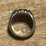 Konstantino 925 Sterling Silver & 18K Gold Mother of Pearl & Black Spinel Ring Photo 8