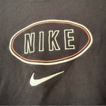Nike Black Cropped Women’s Crewneck Embroidered Sweatshirt Size XL Photo 4