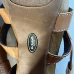 Dr. Scholls  Band Sandals Tan Natural Leather 4.5 " HEELS Sz 10 Med Photo 11