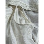 White Crow White‎ Off Shoulder Top Floral Embroidered Women Small Boho Peasant Hippie Photo 5