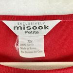 Misook Vintage  Knit Top Womens XS Petite Striped Classic Timeless Minimalist Photo 2