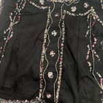 Candie's  LG Embellished Black Sheer Women's Top Photo 2