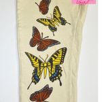 National Geographic Nat Geo x Parks Project Butterfly Joggers Cream Pale Yellow High-Rise Sweatpants Photo 6