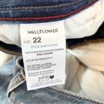 WallFlower Womens Plus Sz 22 Jeans The Ultra Fit Insta Soft Juniors Cropped 90s Blue Photo 8